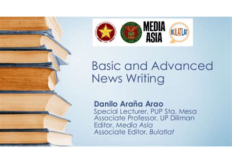 (PDF) Basic and advanced news writing .